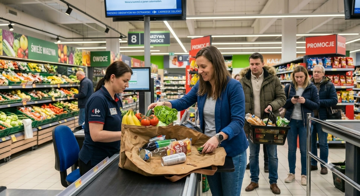 Uniwersalna Składana Torba Zwiń Zakupy (Na Zakupy & Piknik)